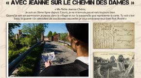 Exposition : Avec Jeanne sur le Chemin des Dames, du 10 novembre au 3 décembre 2017, à la Caverne du Dragon-Musée du Chemin des Dames