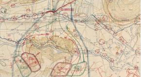 Plan d'attaque du RICM le 23 octobre 1917