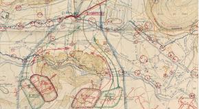Plan d'attaque du RICM le 23 octobre 1917 Plan d'attaque du RICM le 23 octobre 1917