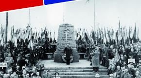 Inauguration de la Pierre d'Haudroy, le 5 novembre 1925