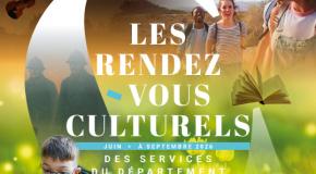 Couverture du guide des rendez-vous culturels du Département de l’Aisne, programmation juin à septembre 2026