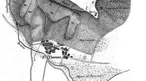 Plan de l'oppidum de St Thomas