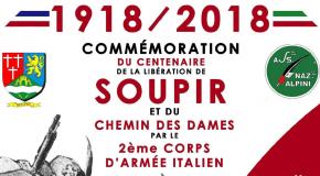 Commémoration du Centenaire de la libération de Soupir