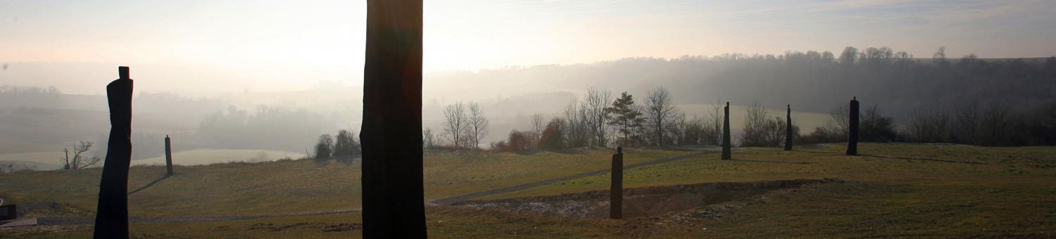 Constellation de la Douleur, l'oeuvre de Christian Lapie en hommage aux tirailleurs sénégalais sur le Chemin des Dames (Aisne)