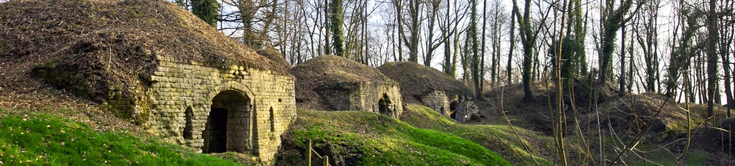 Les ruines du fort de la Malmaison à Chavignon (Aisne)