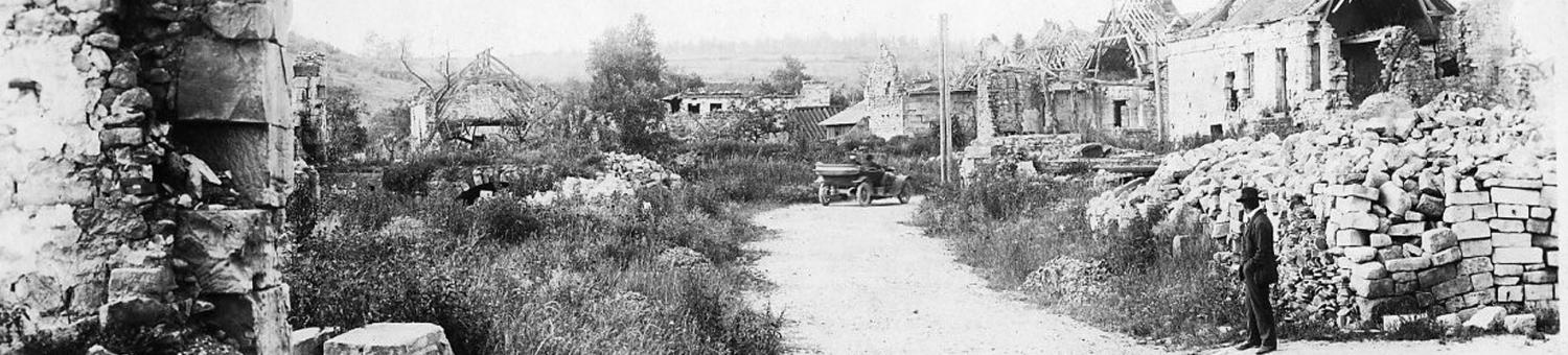 Colligis-Crandelain, village détruit sur le Chemin des Dames (Aisne)