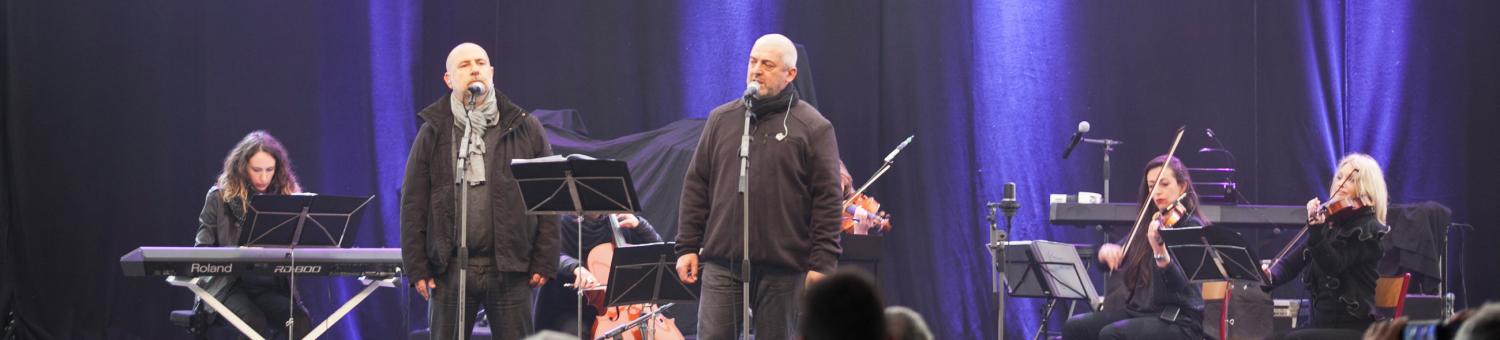 Le groupe Arapa au concert des régions, lors du centenaire de la bataille du Chemin des Dames