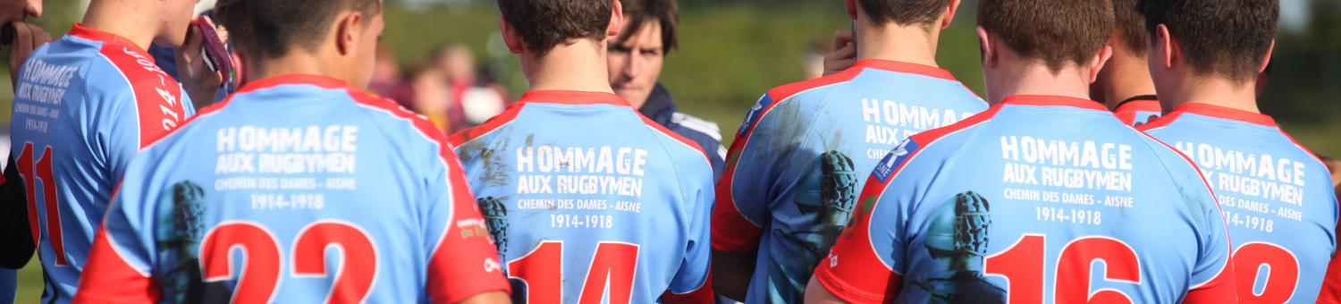 Tournoi de jeunes « La tranchée des rugbymen » avec les clubs de Compiègne, Epernay et Trojans FC d'Angleterre, Firewood du Pays de Galles.