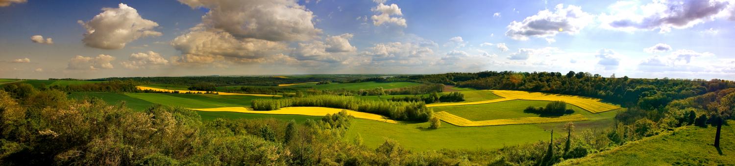 Panorama depuis la Caverne du Dragon-Musée du Chemin des Dames (Aisne)