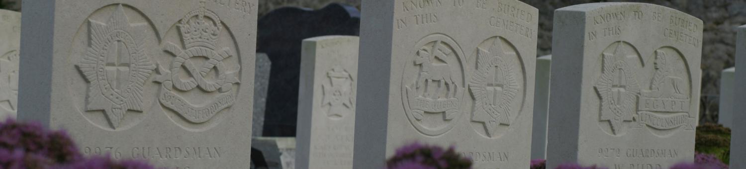 Sépultures britanniques au cimetière communal de Braine (Aisne)