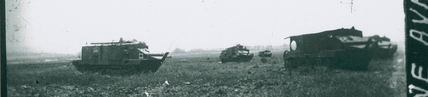 Chars Schneider à Craonne en avril 1917