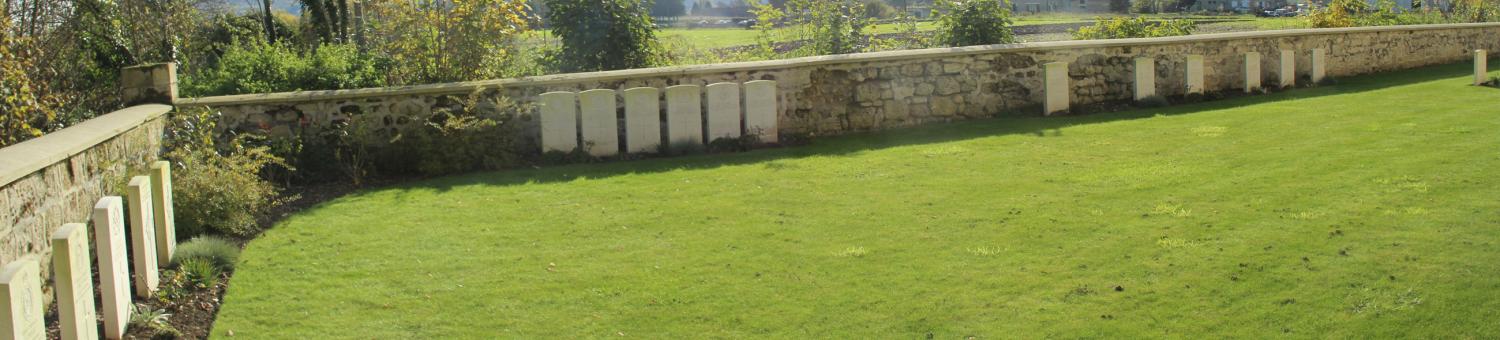 Cimetière britannique de l'église de Soupir (Aisne)