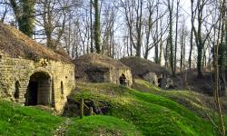 Les ruines du fort de la Malmaison à Chavignon (Aisne)