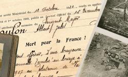 Documents d'archives sur les combattants tombés au Chemin des Dames