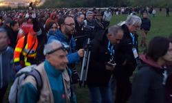 Marche à l'aube à Craonne, le 16 avril 2017