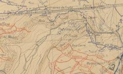 Canevas de tirs du secteur de Laffaux (Laffaux) daté du 24 août 1917