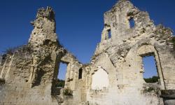 Les ruines de l'abbaye de Vauclair (Aisne)