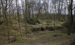 Les ruines du fort de la Malmaison (Aisne)