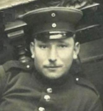 Portrait de Franz HEBLEWSKI, mort le 16 avril 1917 à Craonne