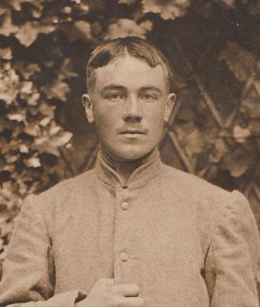 Portrait de Jean-Baptiste PAROIX, mort le 23 octobre 1917 dans le secteur de la Royère (Aisne)