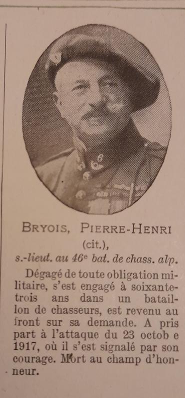 Bryois Pierre portrait