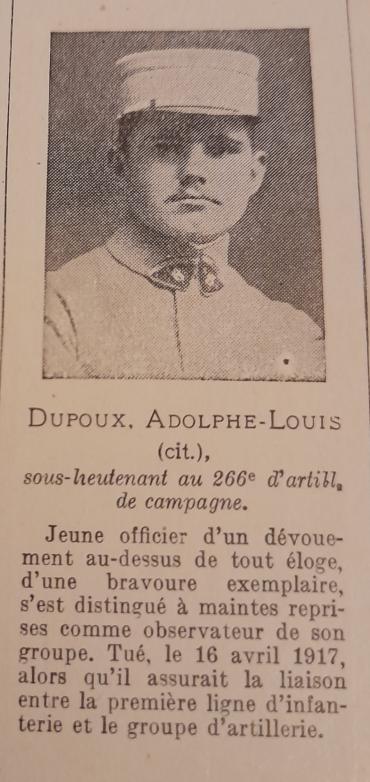 Dupoux Adolphe Louis portrait
