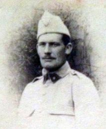 Portrait de Léon COURBOIN, tué le 7 mai 1917 à Laffaux